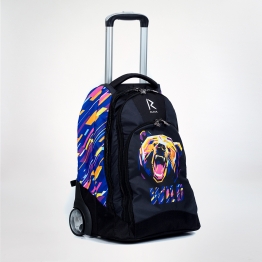 Сумка-рюкзак на колесиках RUNA - Angry Bear